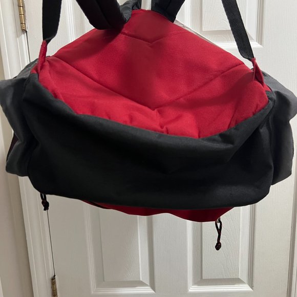 California Pak Carry On Multi Compartments Red /Black Backpack. - Picture 6 of 12